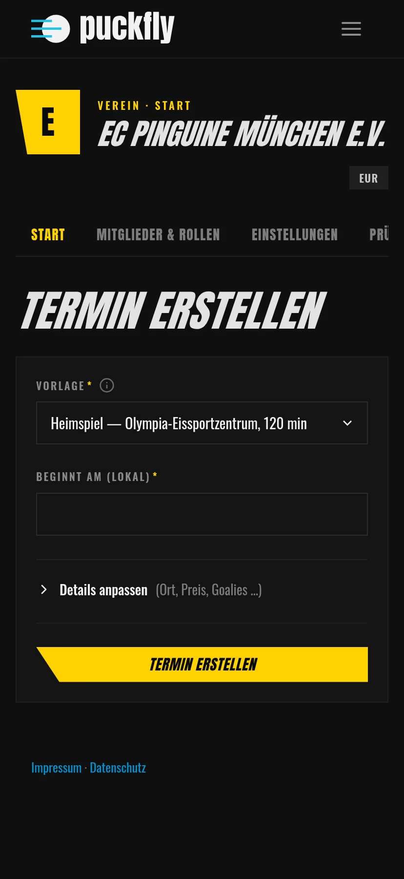 Eiszeit in einer halben Minute