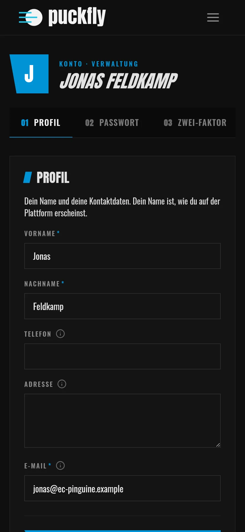Eigenes Konto, eigene Daten