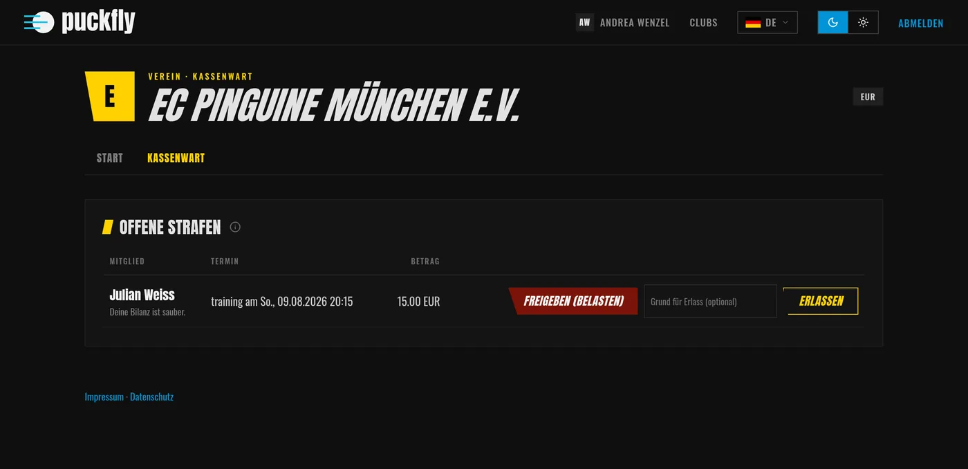 Offene Strafen