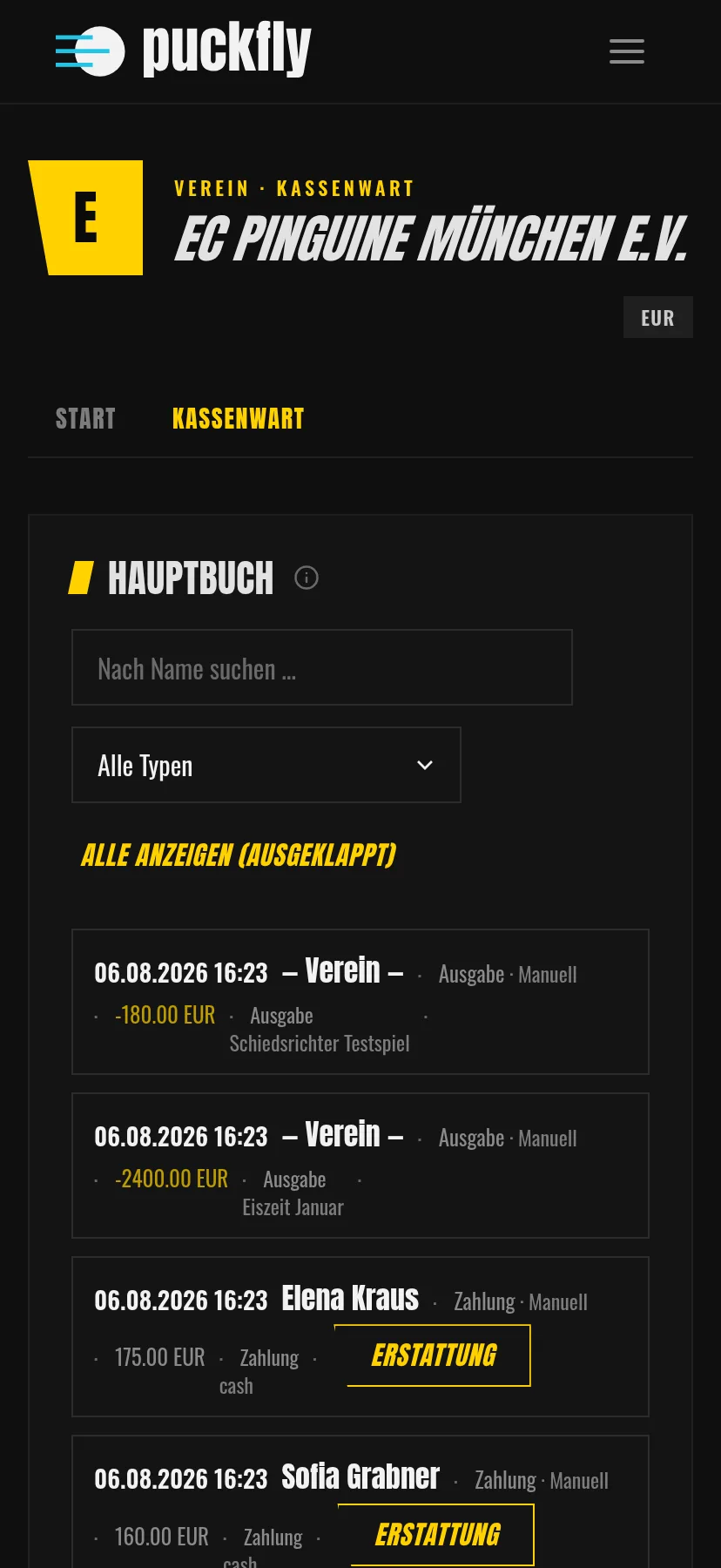 Das Kassenbuch