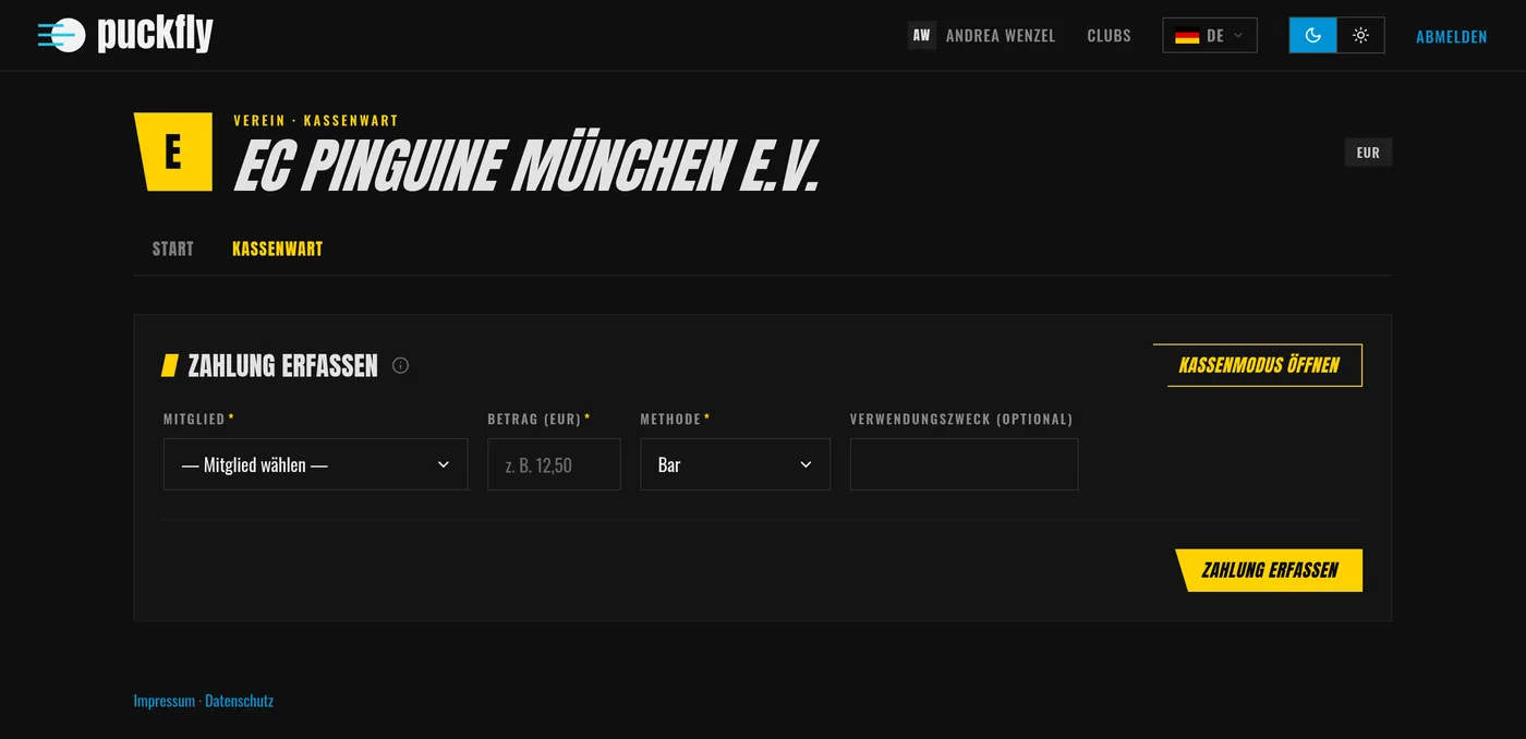 Oder das klassische Formular